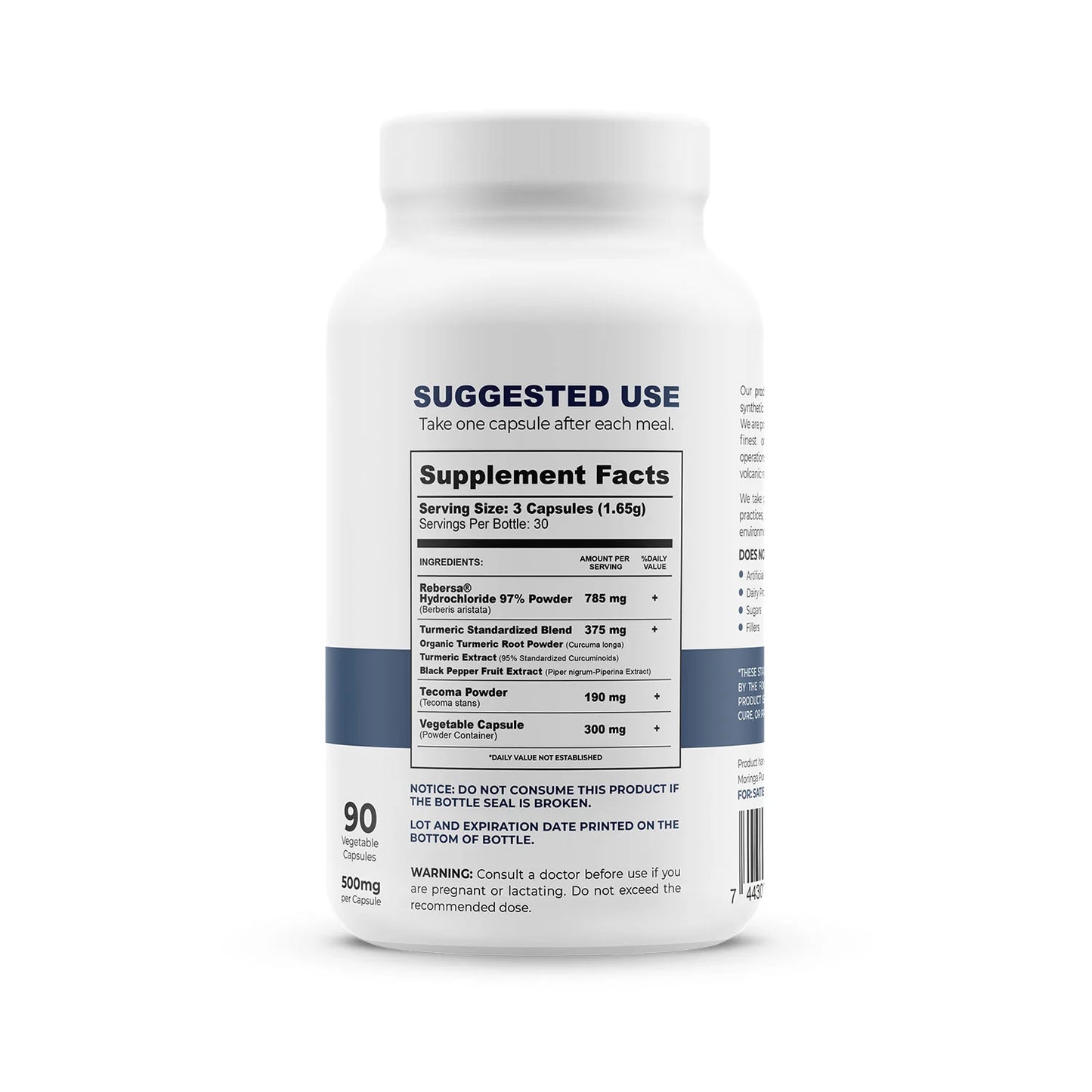 SATIETY NOW BERBERINE HCl CAPSULES