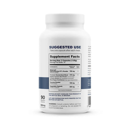 SATIETY NOW BERBERINE HCl CAPSULES